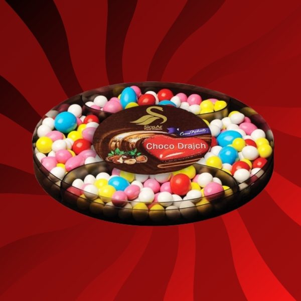 دراژه رنگی مغزدار