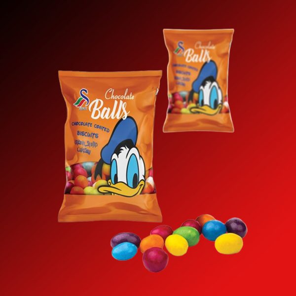 دراژه اردکی رنگی با مغز بیسکوئیت