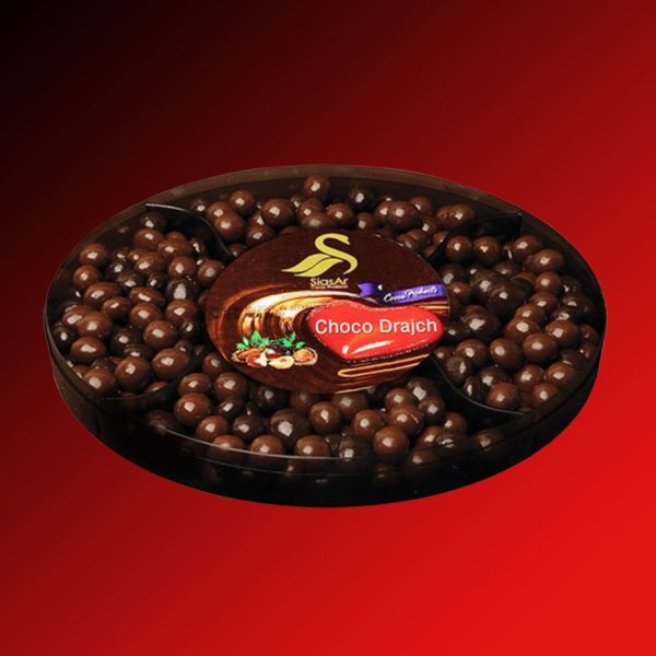 دراژه کاکائویی مغزدار