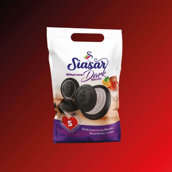 مینی بیسکویت کرم سفید