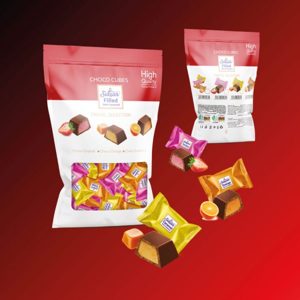 شکلات کرم میوهای