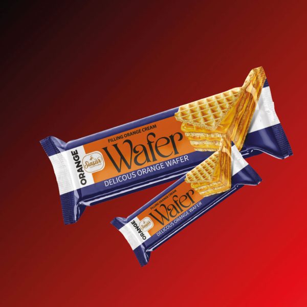 ویفر با کرم پرتقالی