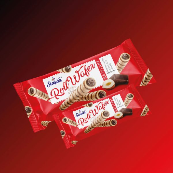 ویفر لولهای کاکائویی