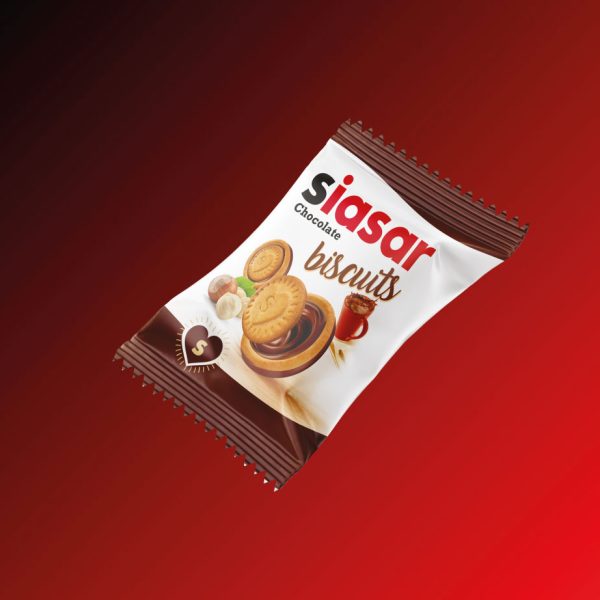 بیسکویت با کرم کاکائویی