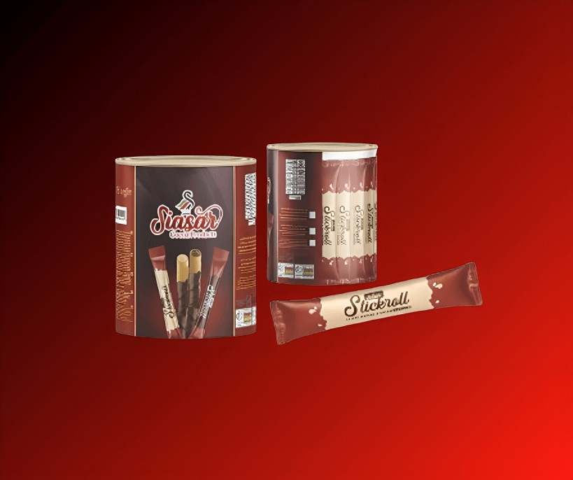 ویفر لوله ای مغز شیری